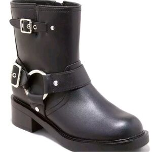 NWT Universal Thread Connor Black Moto Boots